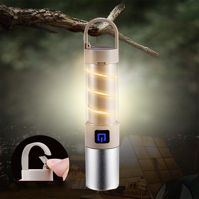 Multi-functional Rechargeable Handheld Flashlight Outdoor Camping Light _r1