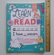 Learn to Read: A Magical Sight Words & Phonics Activity Workbook (for ages 5-7)