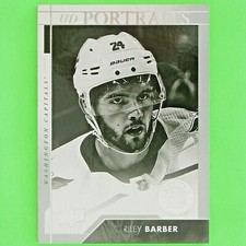 RILEY BARBER  2017-18  ROOKIE UD PORTRAITS  #P68   Washington Capitals