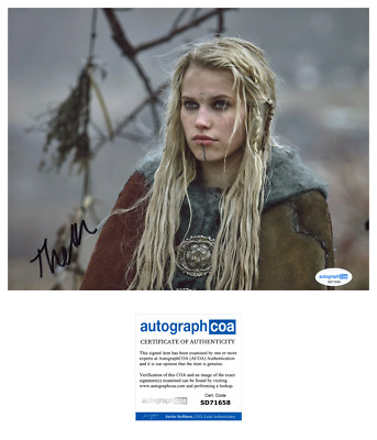 Thea Sofie Loch Naess 'The Last Kingdom' Signed 8x10 Photo 'Skade' ACOA