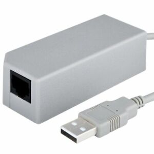 Conector Del Adaptador De Red Lan Usb Internet Para Nintendo Wii Wii U Interruptor Ebay