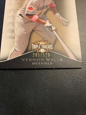Btt 2009 Topps Triple Threads /525 Sepia #70 Vernon Wells Toronto Blue Jays￼