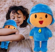 Cuddly Soft Lets Go Pocoyo Plush Doll Toy Officially Licensed Bandai Mighty Mojo