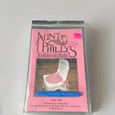 Aunt Philly's Toothbrush Rugs Chair Pad- Illustrated Instructions