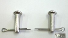 Spur Rowel Pin and Cotter Pin Sets Nickel Plated Sold in Pairs New Eddy's Tack