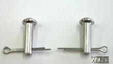 Spur Rowel Pin and Cotter Pin Sets Nickel Plated Sold in Pairs New Eddy's Tack