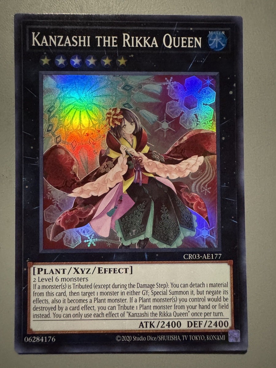 yugioh extra deck different sleeves CR03-AES26 Teardrop the Rikka Queen (QCSR) – TCG Corner main image 0