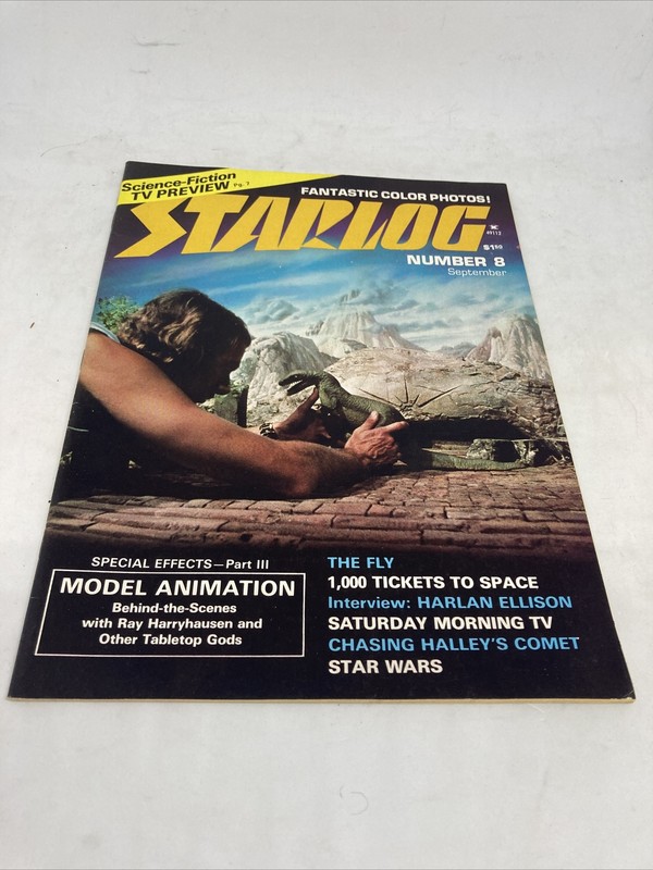 Starlog Magazine September 1977 #8 Special Effects Model Animation Star Wars