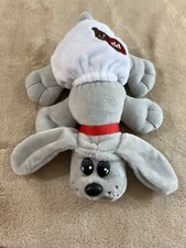Pound Puppies 2019 Hasbro Gray Dog Diaper Newborn 8" Plush Stuffed Animal Toy
