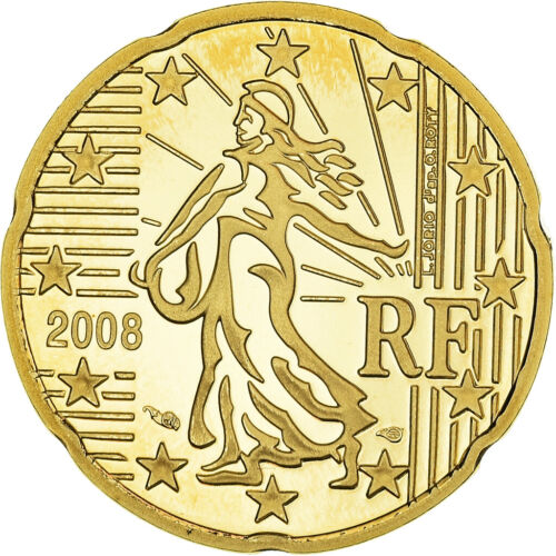 [#184507] France, 20 Euro Cent, 2008, Paris, BE, FDC, Laiton, KM:1411 - Photo 1/2