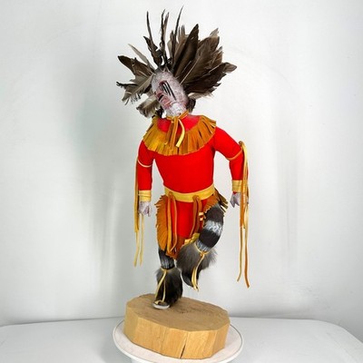 Indianer Northern Plains 18 Zoll Hopi Kachina Künstler Harvey Linkshänder 2006