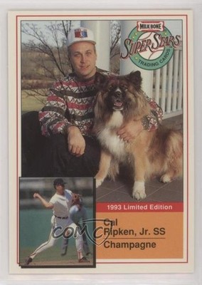 1993 Milk-Bone Super Stars Dog Food Issue Cal Ripken Jr #12 HOF 0f7v