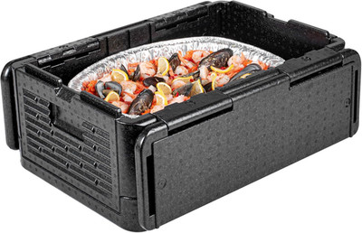 -Cater Tek 42 Quart Catering Hot Box, 1 Top Load Insulated Food Pan Carrier - Ho