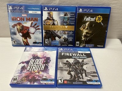 Destiny: The Collection PS4 Fallout 76 Iron Man Firewall Blood & Truth (S15)