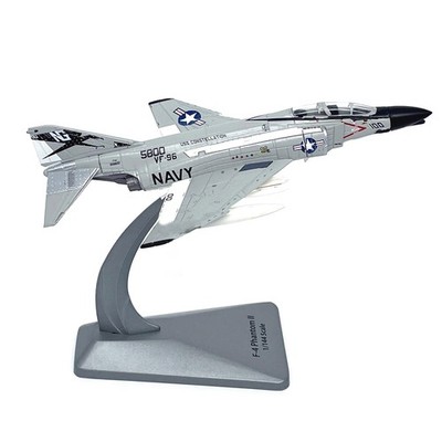 New 14cm Diecast Alloy 1/144 Scale US Navy F-4 Phantom II Fighter Desk Model