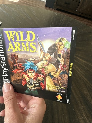 Arte de portada de PlayStation 1 PS1 solo Wild Arms - Imagen 3 de 6