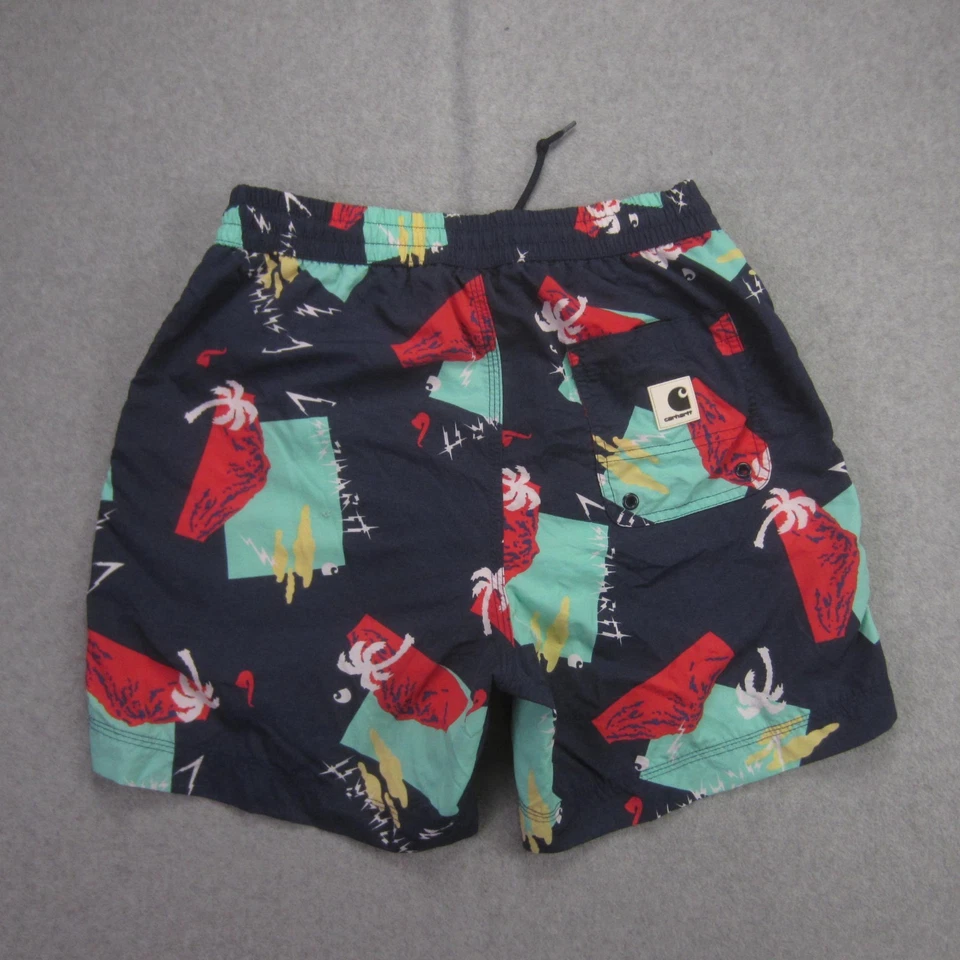 Baúl de baño Carhartt WIP para hombre pequeño multi AOP trabajo en progreso Drift Board Shorts Foto 2 de 4