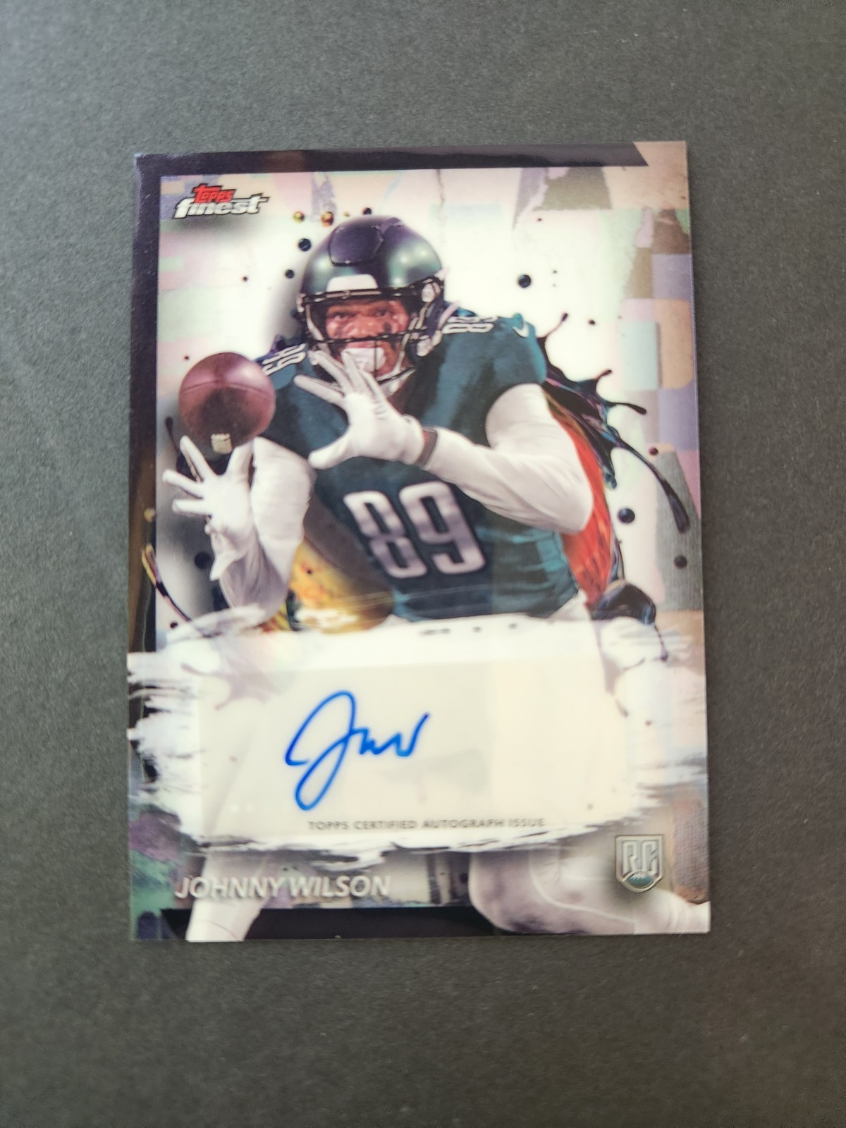 2024 Topps Finest - Rookie Finest Autographs Johnny Wilson #RFA-JW (AU, RC)