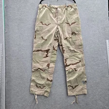 Propper Men Pants M Tan Cargo Camouflage Ripstop Military Trouser Desert Combat