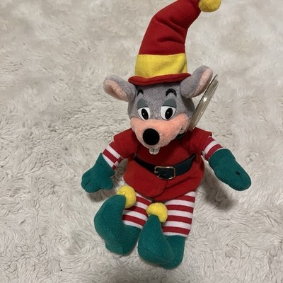 Chuck E. Cheese Elf Limited Edition Plüsch Puppe 2003 Neu Weihnachten Selten