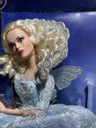 Disney Store Cinderella Live Action Film Collection FAIRY GODMOTHER Doll NEW - Picture 3 of 17