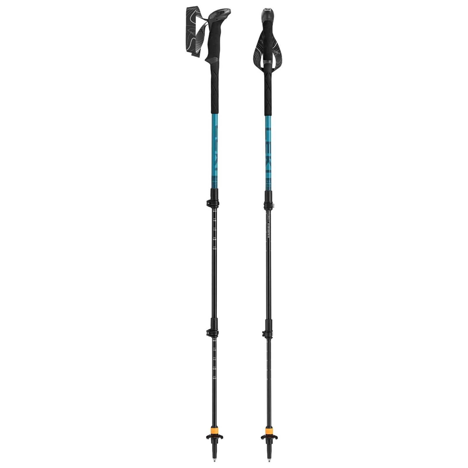 Leki Makalu Lite AS Antishock Telescopic Walking Trekking Pole Pair - Carbon