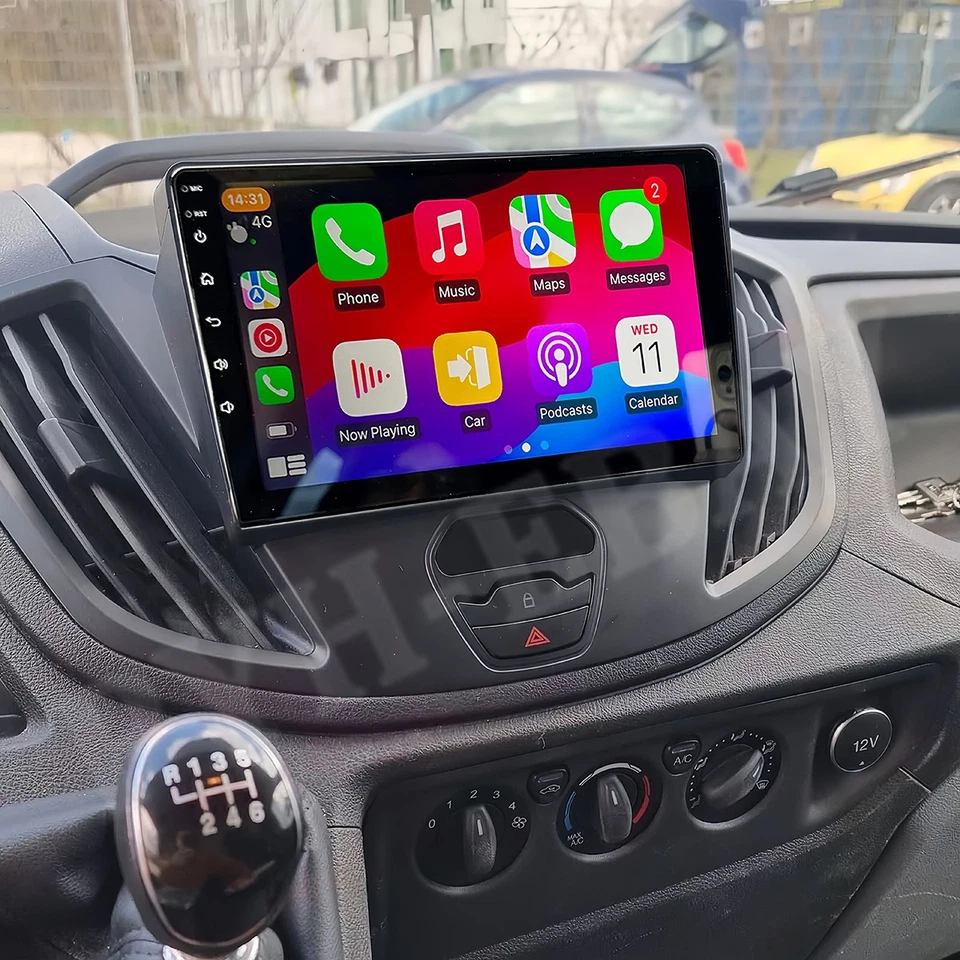 4+64GB Für Ford Transit 2013-2019 Android 14.0 Autoradio CarPlay GPS Navigation - Bild 1 von 4