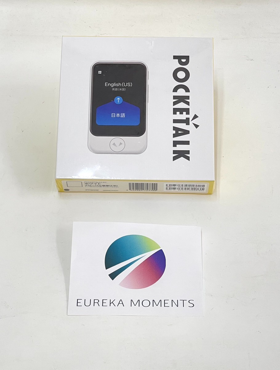 POCKETALK S WHITE Translator Device Global Communication 2 Years 