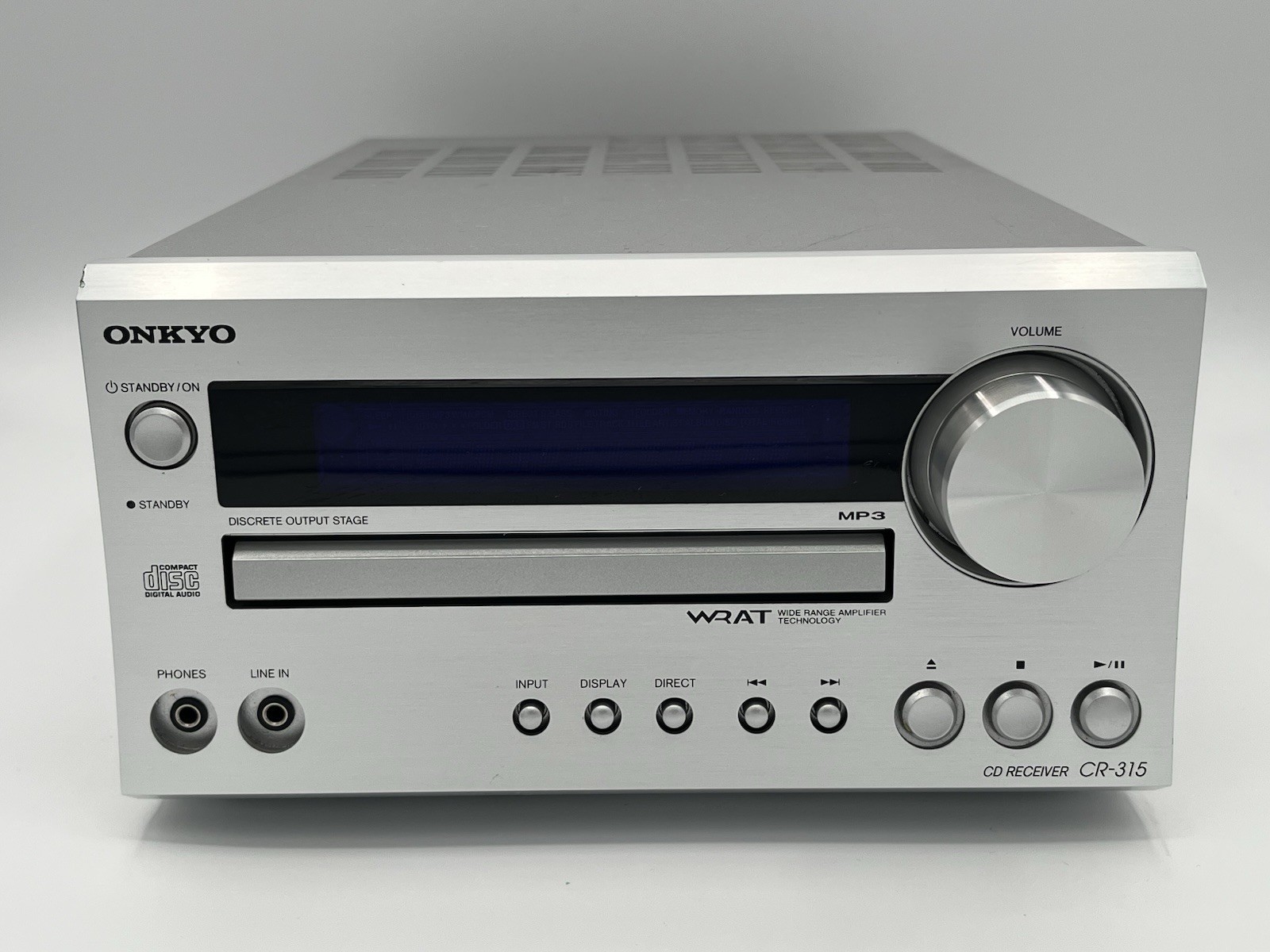 Onkyo CD Receiver CR-315 Tested Working Great NO POWER CHORD