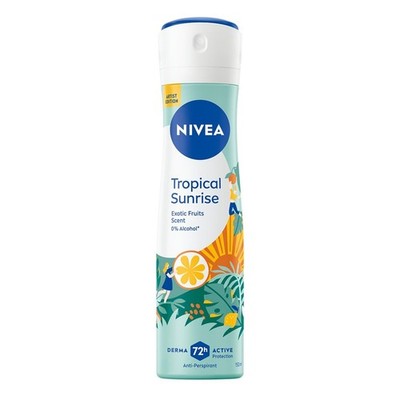 35,50 /L- 6x Nivea Deospray,Antitransp., 72 Std Schutz- Tropical Sunrise - 150ml