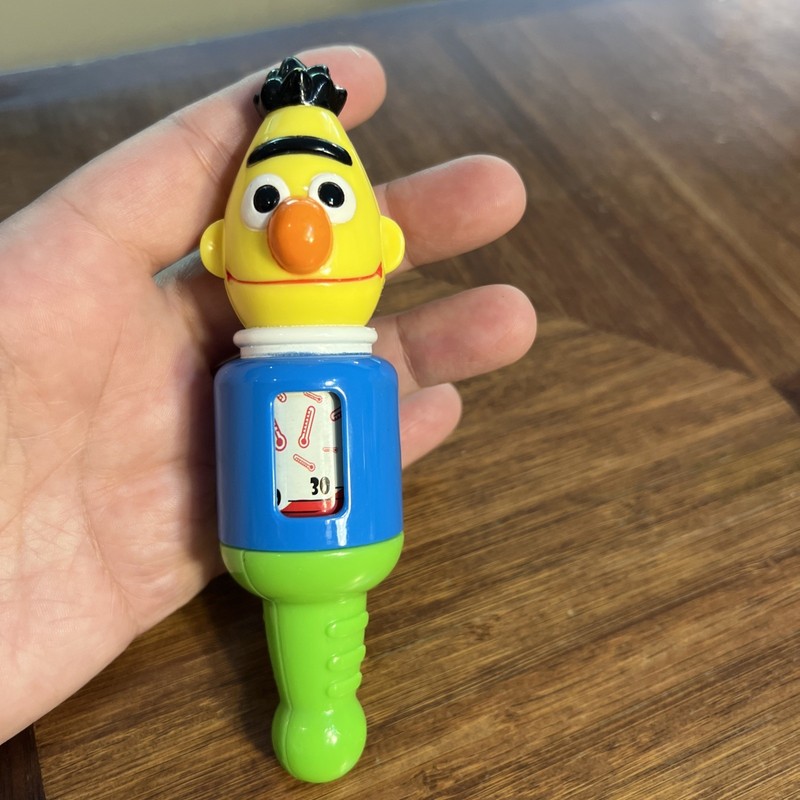 Pre-owned Mattel 2006 Sesame Street Bert Thermometer From Doctor Nurse Kit