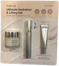 TIRTIR ULTIMATE HYDRATION & LIFTING SET CERAMIC CREAM & COLLAGEN EYE CREAM 03/28