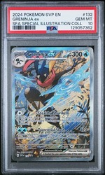 Greninja ex - 132 SV: Scarlet & Violet Black Star Promo Special Illustration Rare