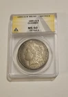 1881-S Morgan Silver Dollar, ANACS MS-60 Details, Cleaned Toner