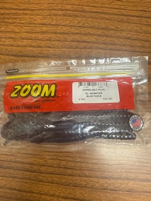 ZOOM 10 1/2'' Ol' Monster Worm - Blue Fleck