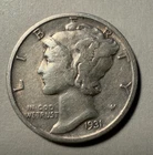 1931 S Dime VF