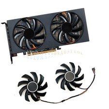 For POWERCOLOR RX5600XT 5700 6600 6600XT 6700 Graphics Card Cooling Fan 4Pin