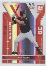 2004 Donruss Elite Extra Edition Aspirations Die-Cut 45/79 Josh Fields #298 0b0