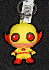 Llavero figurativo superhéroe DC Comics flash inverso llavero 3D nuevo sin usar