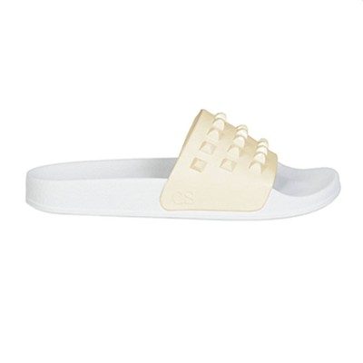 Carmen Sol Franco White Slides Off White