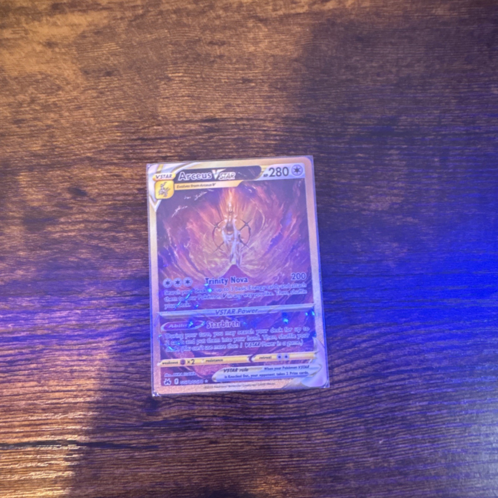 Pokémon Arceus VSTAR Ultra Rare 123/172 Brilliant Stars Card 280HP English