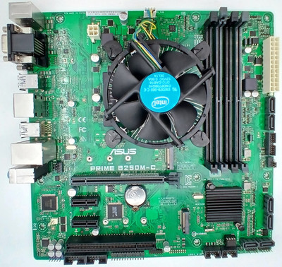 ASUS PRIME B250M-C Motherboard + Intel i5-7500 + Stock Cooler Combo Free Ship