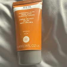 REN Overnight Glow Dark Spot Sleeping Cream 10ml - New & Foil Sealed