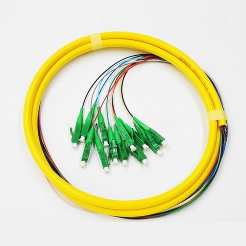 12 Fibres FC SC LC APC SingleMode SM 9/125 Lot Fibre Optique Pigtail 1m - Photo 4/8