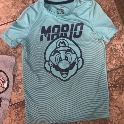 Super Mario Short Sleeve T Shirt Lot Of 3 Boys Youth Size Small & Medium Exc! - Picture 6 of 7