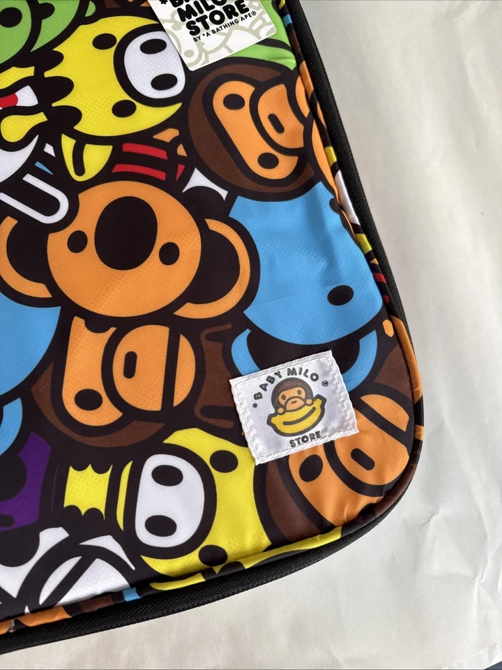 Bolsa organizadora BAPE A BATHING APE BABY MILO & Co bolsa de viagem multicolorida 5 bolsas - Imagem 3 de 4