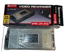 NEW Kinyo Super Slim VHS Video Tape Rewinder 80K5 UV-413