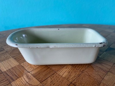 Alte Badewanne Emaille  Puppenstube Puppenhaus 1:12 dollhouse bath tube