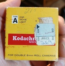 Vintage KODAK KODACHROME II Movie Film Double 8mm 25ft Roll. Expired 75 Sealed