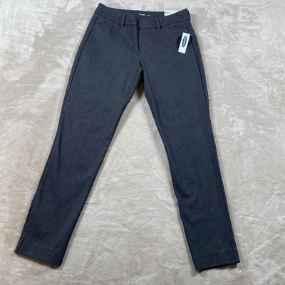 Old Navy Women's Size 4 Gray Pixie Ankle Pants Career Work Office   NWT